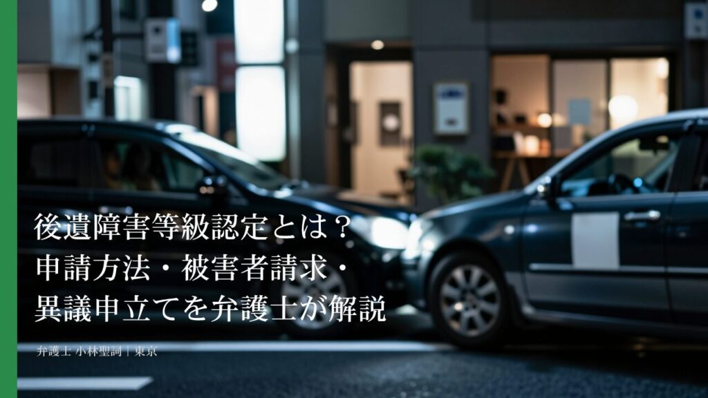後遺障害等級認定とは？申請方法・被害者請求・異議申立てを弁護士が解説