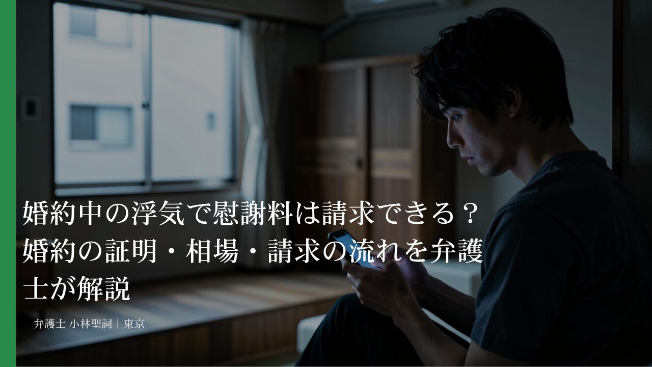婚約中の浮気で慰謝料は請求できる?婚約の証明・相場・請求の流れを弁護士が解説