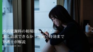 不貞慰謝料の相場はいくら？誰に請求できるか・証拠・時効まで弁護士が解説